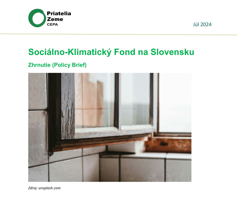 CEPA Socialno klimaticky fond Slovensko 2024 COVER